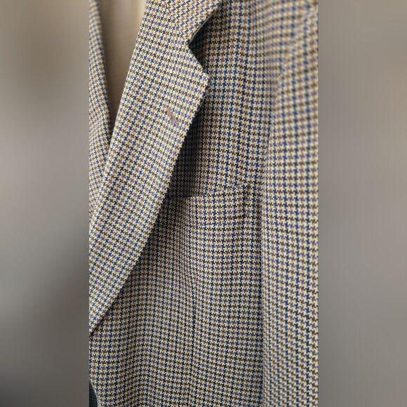 Beecroft & Bull Brown Houndstooth Blazer - Picture 2 of 9